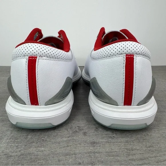 Nike Air Jordan ADG 5 Leather Golf Shoes White/Fire Red FQ7874-101 Men's Size 13